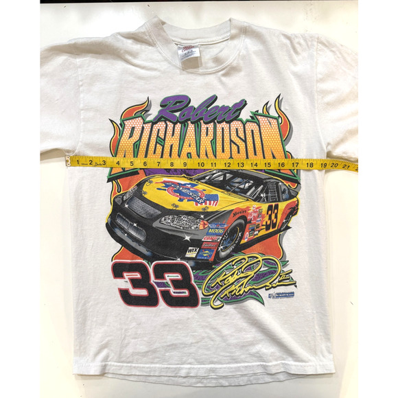 Robert Richardson Racing 33 TShirt Mens Medium NASCAR AUTOGRAPH Team Monte Carlo - Picture 5 of 9